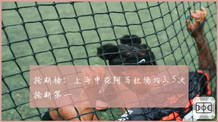 抢断榜：上海申花阿马杜场均3.5次抢断第一